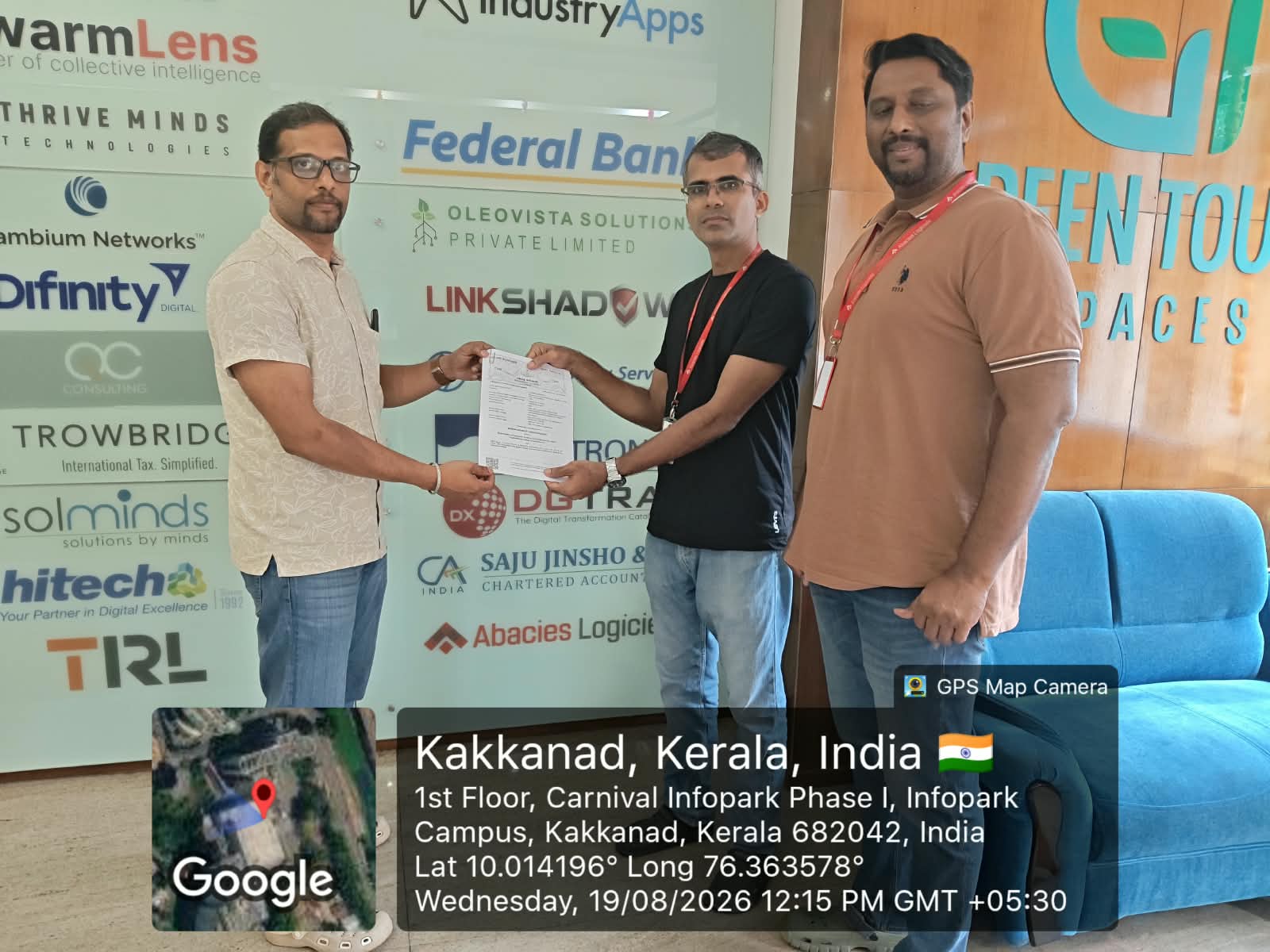Mr. Aneesh Chandran visited 