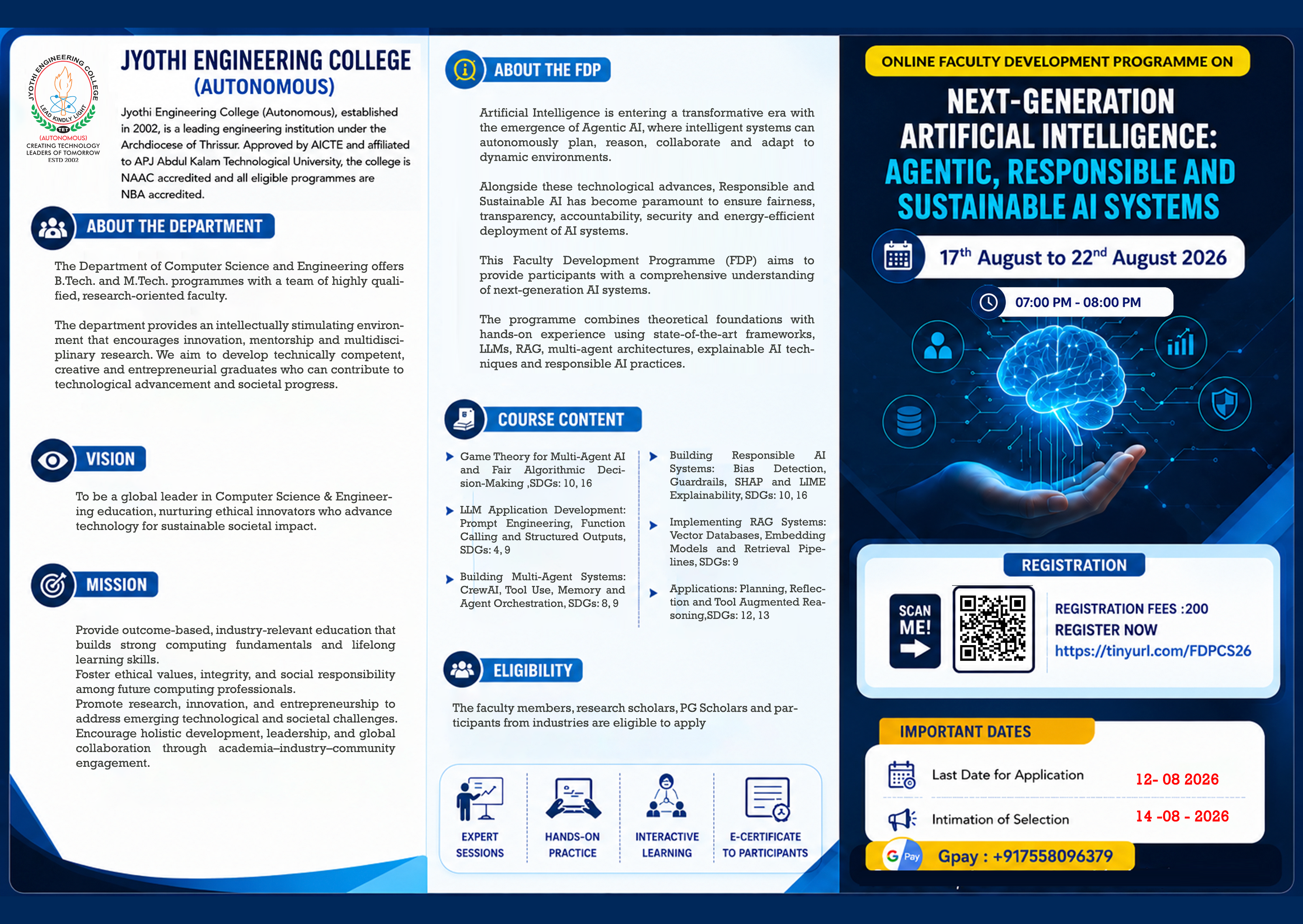 Next-Generation Artificial Intelligence: Agentic, Responsible and Sustainable AI Systems