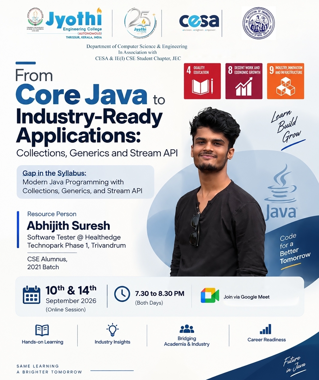 Core Java to Industry - Ready Applications: Collections, Generics and stream API 