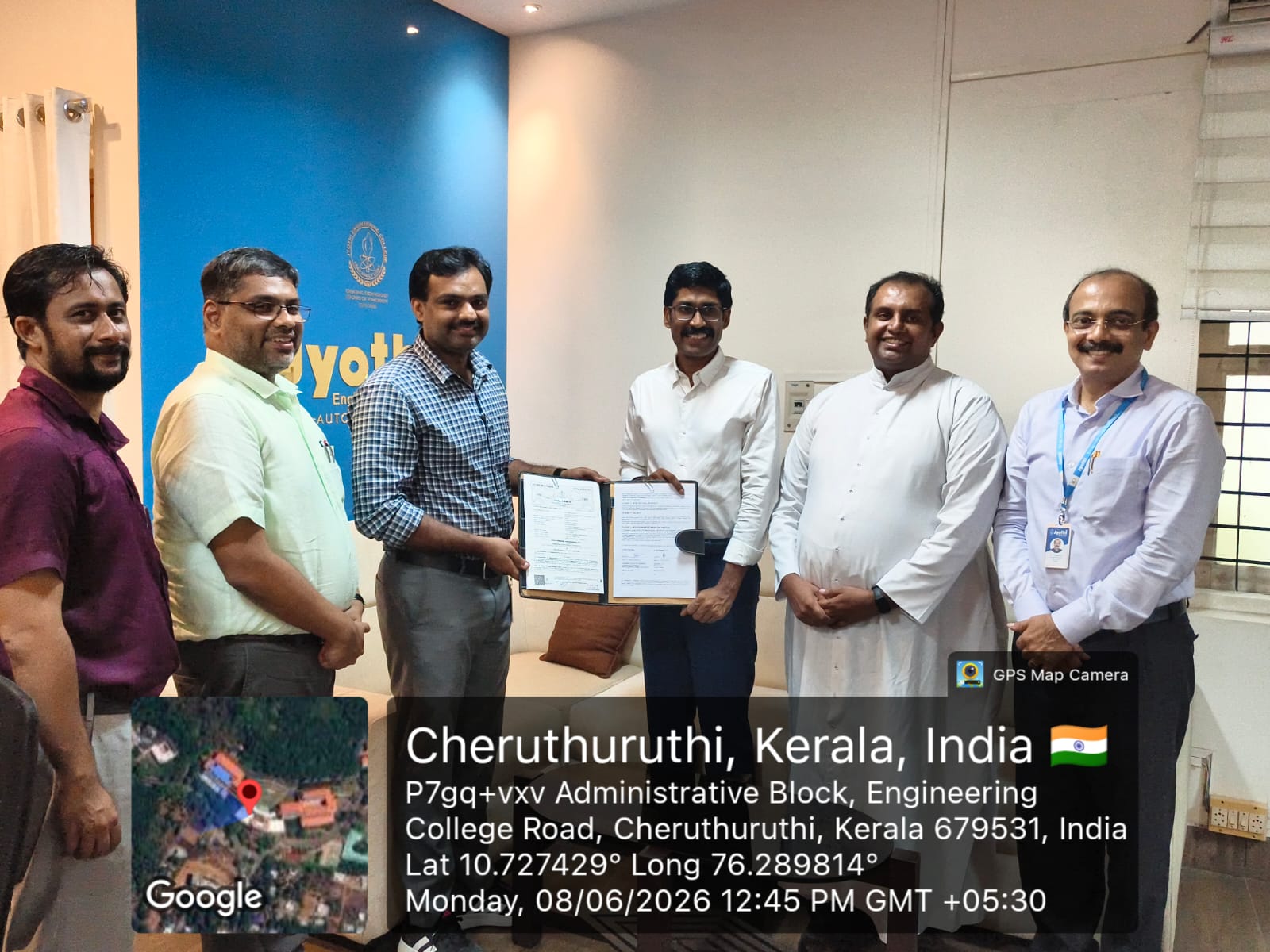 Jyothi Engineering College Signs MoU with Inker Robotics 